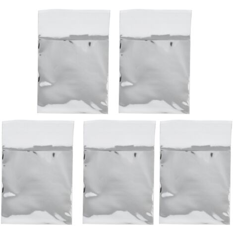 50 Sachets de Conservation Alimentaire Réutilisables en Aluminium 6.5x6.5cm - Hermétiques, Anti-odeurs et Durables pour Cuisine