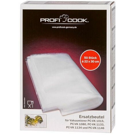 BOMANN Profi Cook 8910151 50x sachets sous vide de taille 22 x 30 cm