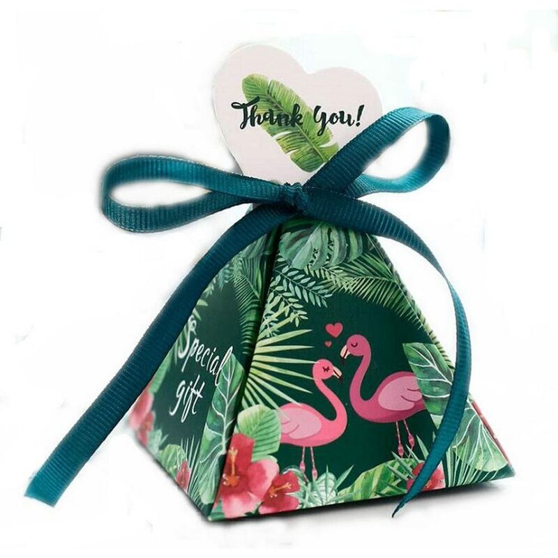 Briday - 50 scatole regalo di carta triangolare