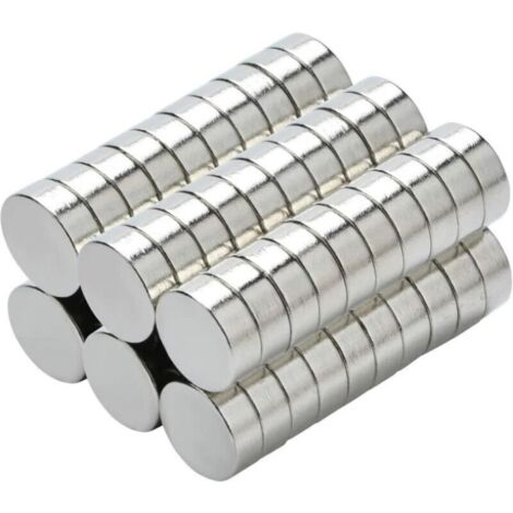 50 Solides Pièces D'Aimant De Néodyme N35 8 X 3 Mm Disques Circulaires Super-Aimants
