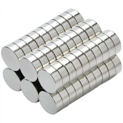 50 Solides Pièces D'Aimant De Néodyme N35 - 8 X 3 Mm - Disques Circulaires - Super-Aimants