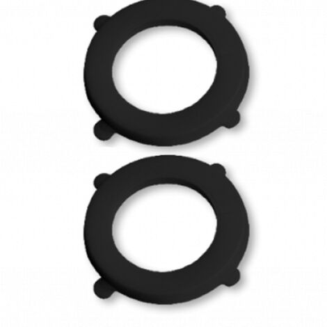50 Stk. Dichtungsstücke BLACK LINE - Schwarz 1/2"