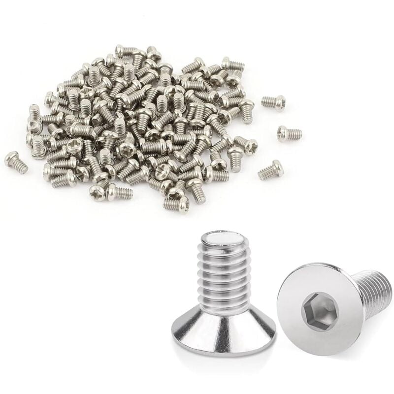 Image of Bluedeer - 50 Stück M5x16 mm Senkkopfschrauben – Edelstahl – Innensechskant