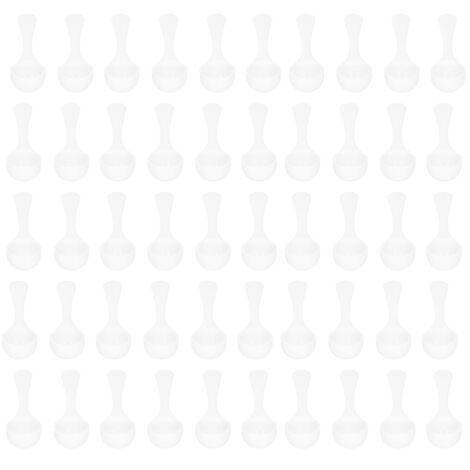 50 Stück 5-ml-Messlöffel aus Kunststoff für Medikamente, Pulver, Dünger und Gartenbedarf