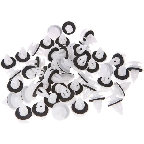 50 Stück Autotürverkleidungs-Clips mit Dichtungsring für E34 E36 E38 E39 E46 M3 M5 Z3 X5