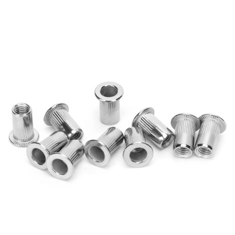 50 Stück Edelstahl-Nietmuttern M5, Industriebefestigungsmaterial