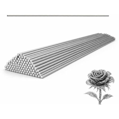 50 Stück Federstahldraht 1 mm x 300 mm, 1 mm Federstahldraht für DIY-Automodellbau und Flugzeugmodellbau (1 x 300 mm, 50 Stück)