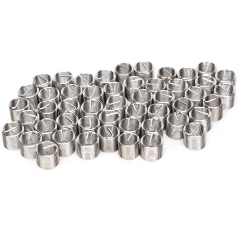 50 Stück Gewindemutter-Reduzierstück-Reparaturwerkzeug aus Edelstahl M10x1x1,5D