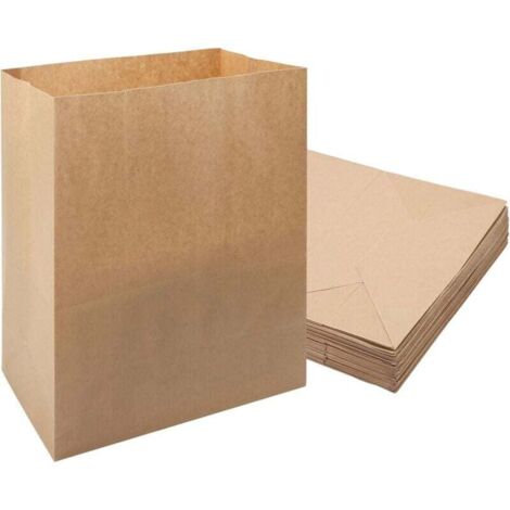 50 Stück Kraftpapiertüten, Kraftpapiertüten, Papiertüten, Kraftpapiertüten, Kraftpapiertüten mit Griff, Kraftpapiertüten, Basteltüten, Papiertüten, große Kraftpapiertüten, Kartontüten, Verpackungstüte