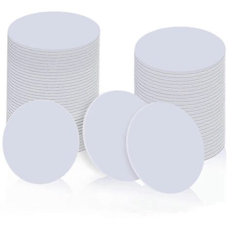 50 Stück Ntag215 Tags NFC-Münzkarten, leere wiederbeschreibbare PVC NFC 215 Tag rund 25 mm/1 Zoll RFID NFC-Karte