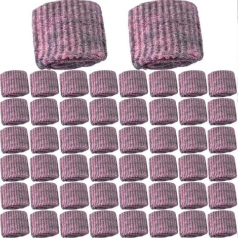 50 Stück Stahlwoll-Seifenpads für effektive Reinigung, wiederverwendbare, saugfähige Schaumstoff-Scheuerschwämme