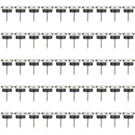 50 Stück verstärkte Möbelgleiter aus Eisen, Bodenschoner für Sofa- und Stuhlbeine, Wohnaccessoires 22 mm