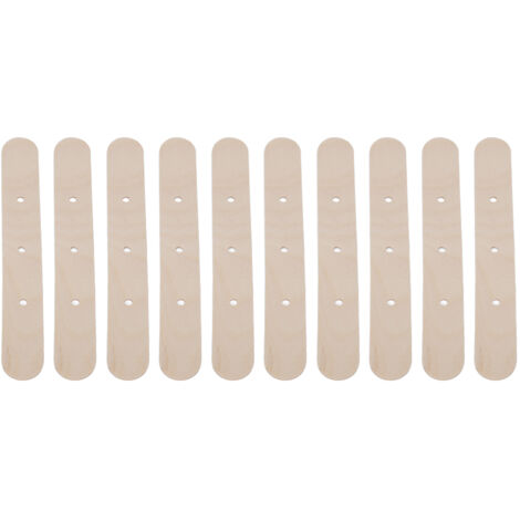 50 supports de perçage en bois avec 3 trous, adhésifs et pinces pour alignement de bougies, accessoires de fabrication manuelle