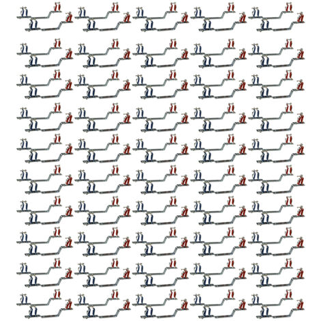 50 Supports réglables pour collecteurs 1/2" (15/21) - 3/4" (20/27) - 1'' (26/34) - Arcanaute