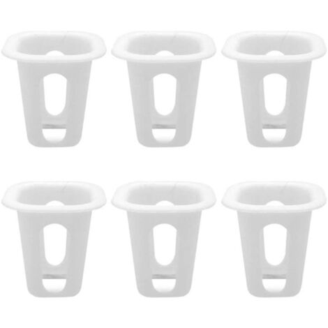 50-teiliges Gartennetz-Becher-Set aus Kunststoff, Pflanzkörbe, Becher-Set, Gartennetz, geschlitzte Kindergarten-Netztöpfe für den Anbau von Hydrokultur-Aquaponik-Orchideen
