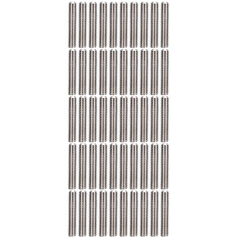 50-teiliges Madenschrauben-Set A2-70 DIN 916 Sortiment M2,5x12 - Edelstahl [Gewindestift] + [Madenschrauben-Set] + [Befestigungsmaterial-Set]