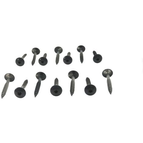 MCCOVER 50 Torx Fassadenschrauben 4,8x38 mm Anthrazitgrau lackiert f HPL