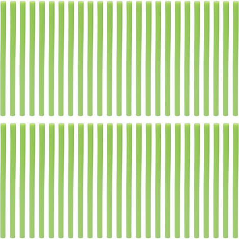 50 transparente Heißklebesticks 7x150mm, schnell und einfach für Bastelarbeiten zu verwenden