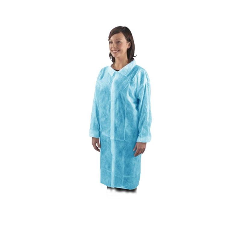 

Hiperlimpieza - 50 uds Batas desechable polipropileno 25g azul XL sin bolsillos