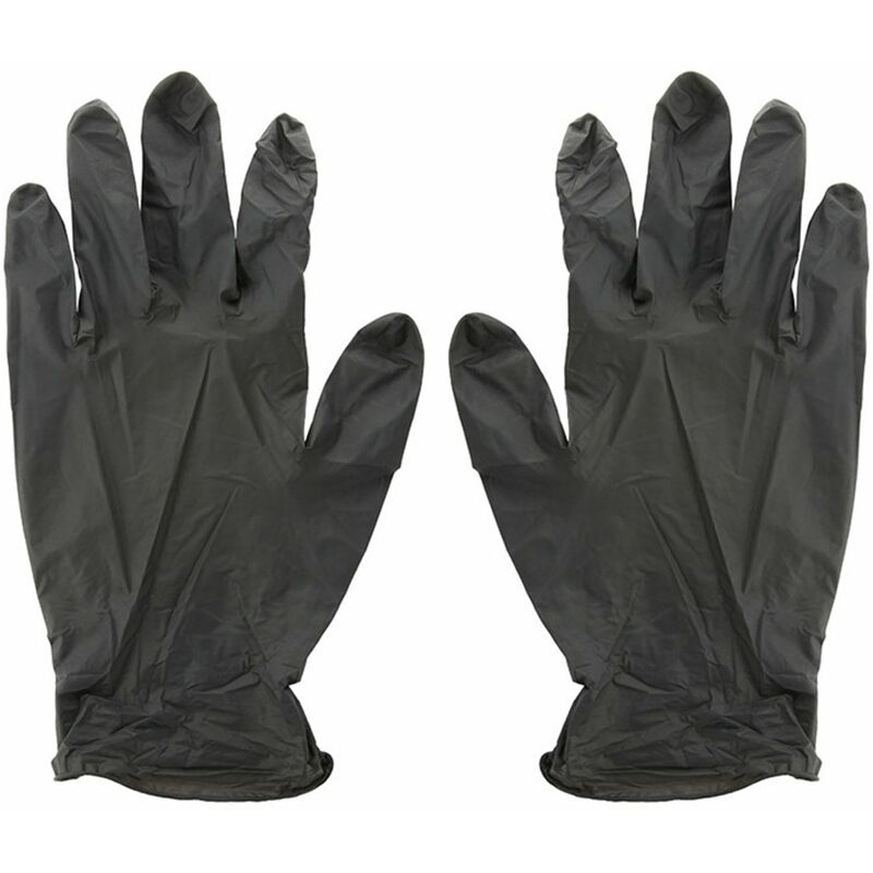 

50 Uds Guantes desechables Guantes protectores Nitrilo Proteccion para las manos Fuerza elastica Belleza Tareas domesticas disponibles para el