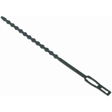 50 unidades de bridas de plástico flexibles para jardín, reutilizables y ajustables, para sujetar arbustos y plantas trepadoras.