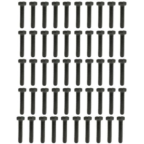 50 vis 8 x 40 mm hexagonales inox a4 aisi 316