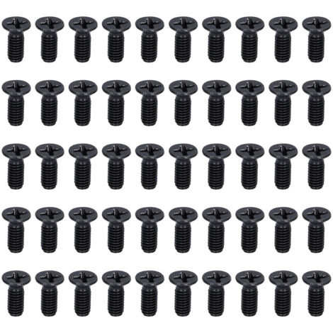 50 vis à tête fraisée cruciforme plate M4 A2-70 pour réparation et maintenance M4x10