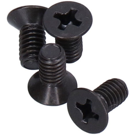 50 Vis à tête fraisée plate cruciforme M4 A2‑70 pour assemblage et réparation, lot de 50 pièces M4x8