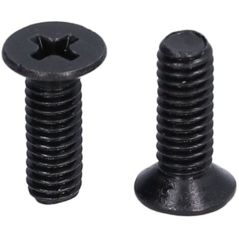 50 Vis à tête fraisée plate cruciforme M4 A2‑70 pour réparation et entretien, lot de 50 pièces M4x12