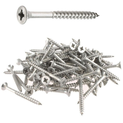 50 vis agglo tête fraisée pozidriv Inox A2 4.5 X 100/60