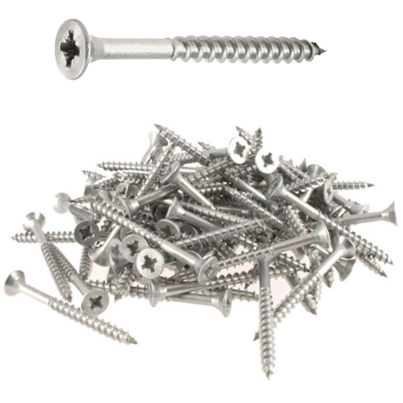 Rotofor - 50 vis agglo tête fraisée pozidriv Inox A2 - Diamètre 6 mm - Longueur 90 mm