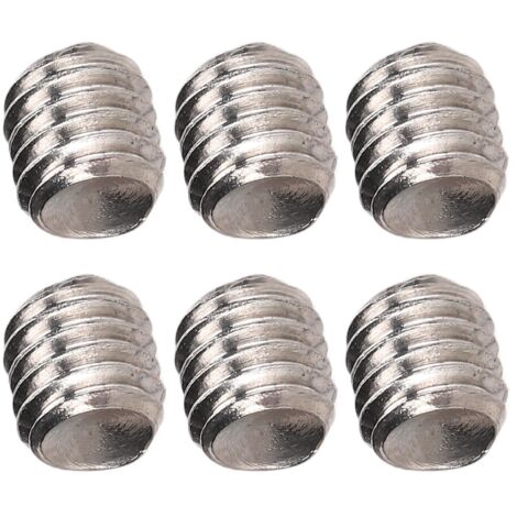50 Vis de réglage M3x3 en acier inox A2-70, assortiment de vis sans tête pour fixation, lot de 50 pièces