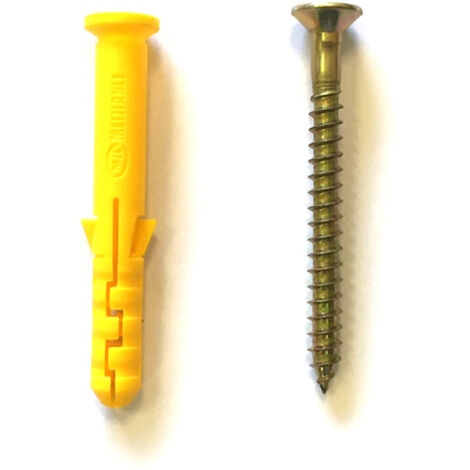 50 Vis et Chevilles à frapper pour fixation Lambourde