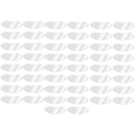 50 Visières Jetables Transparentes pour Protection - Soins du Visage, Maquillage Permanent et Extensions de Cils