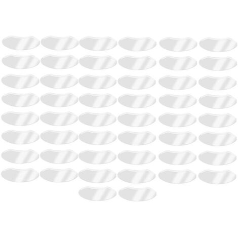 50 Visières Jetables Transparentes pour Protection - Soins du Visage, Maquillage Permanent et Extensions de Cils