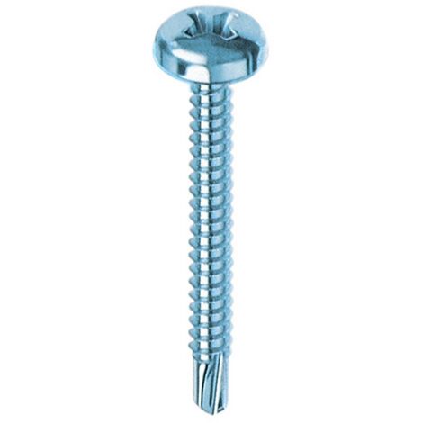 50 viti autoperforanti TC a croce 3,5x13 mm testa cilindrica acciaio