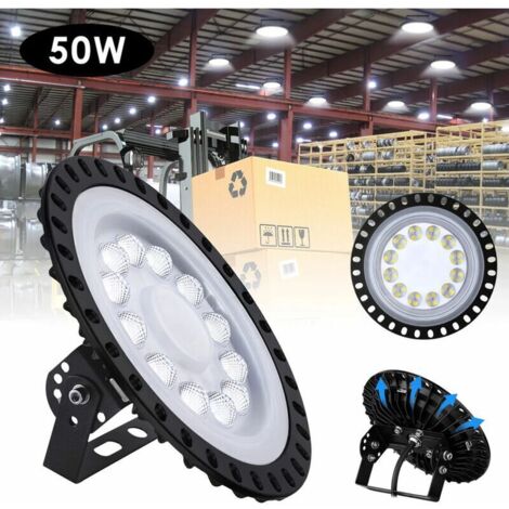 50 W bis 500 W UFO 6000 K LED runder industrieller Fluter – 50 W