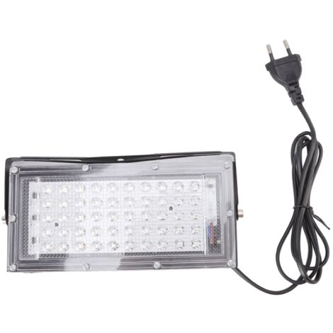 50-W-UV-LED-Projektor für Halloween-Fluoreszenzeffekte, Bühnenbeleuchtung und Partys, Aluminium, 220 V