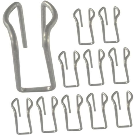 50 wiederverwendbare Metallclips für Schattiergewebe, Befestigungsschnallen für Gartennetze, Clips für Gewächshausfolie