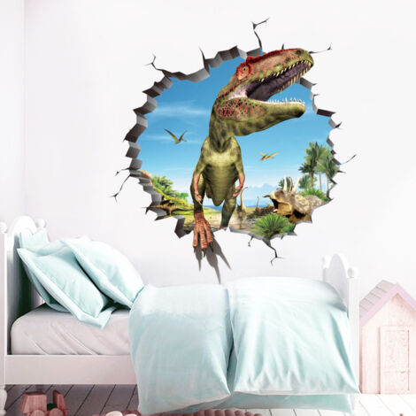 (50 x 50 cm) 1 autocollant mural 3D, auto-adhésif et imperméable