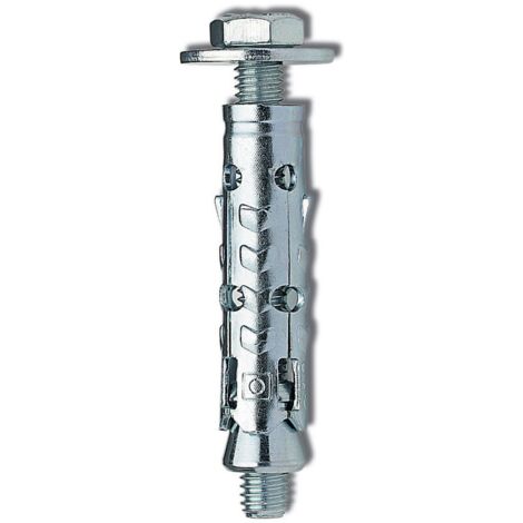 50 x ELEMATIC TASSELLO LE B 6 ACCIAIO TESTA ESAGONALE