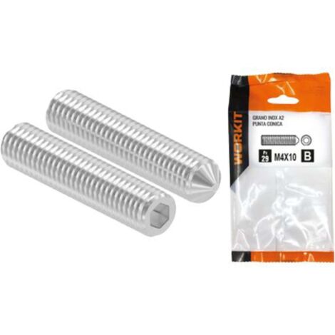 5,0 x GRANO PUNTA CONICA INOX A2 SELF WORKIT