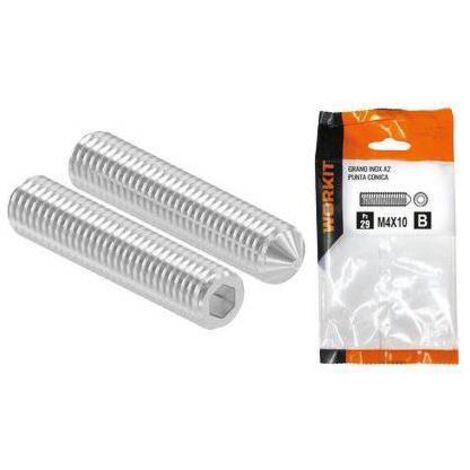 5,0 x GRANO PUNTA CONICA INOX A2 SELF WORKIT