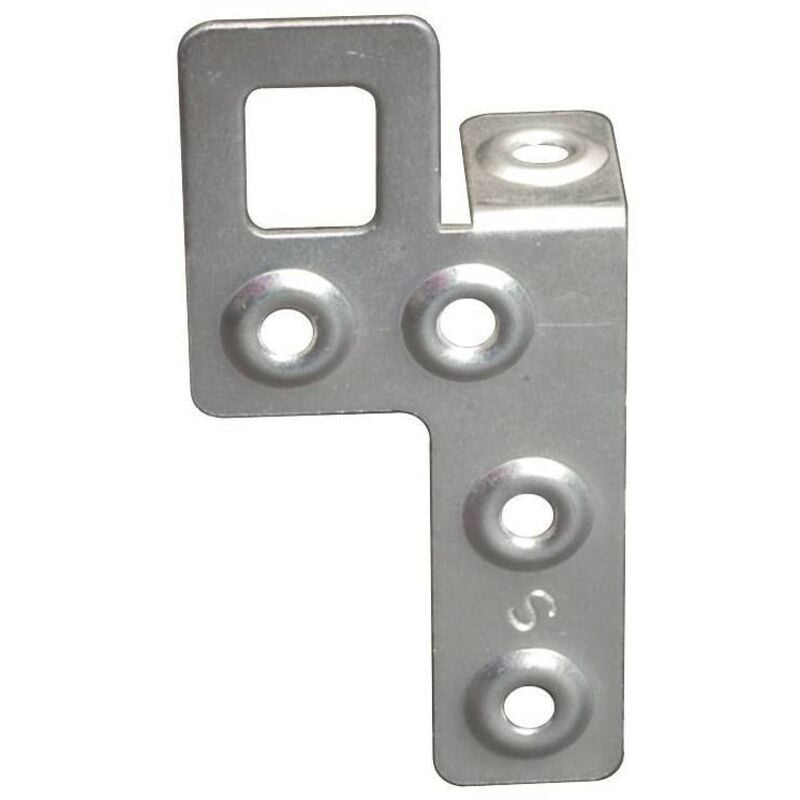 50 x dalle murale galvanisée gauche