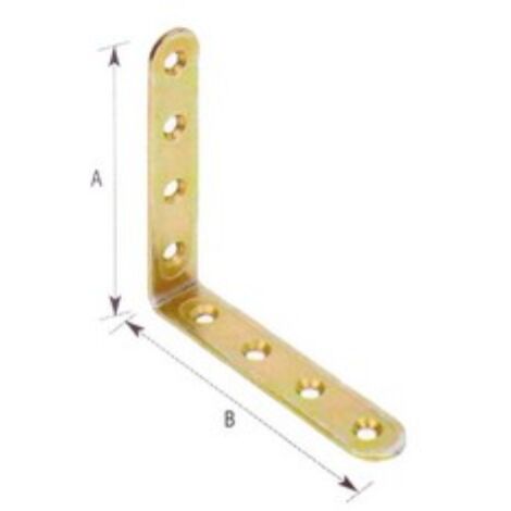 50 x PIASTRA 779 ANGOLARE ACCIAIO TROPIC  50X2,5X 50 MM