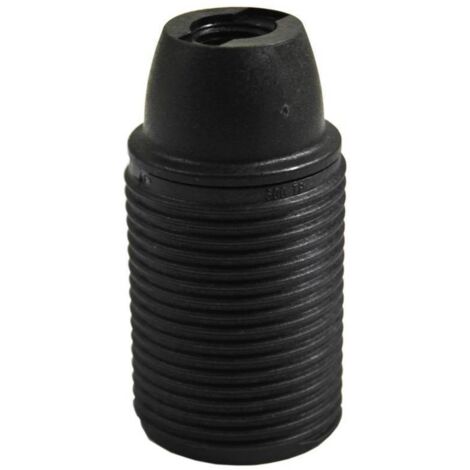50 x PORTALAMPADA NERO E14 FILETTATO