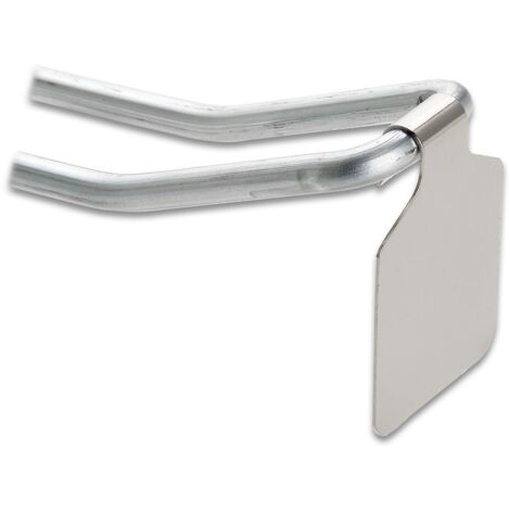 50 x PORTAPREZZO METALLICO P/PANNELLI FORATI FIG 10