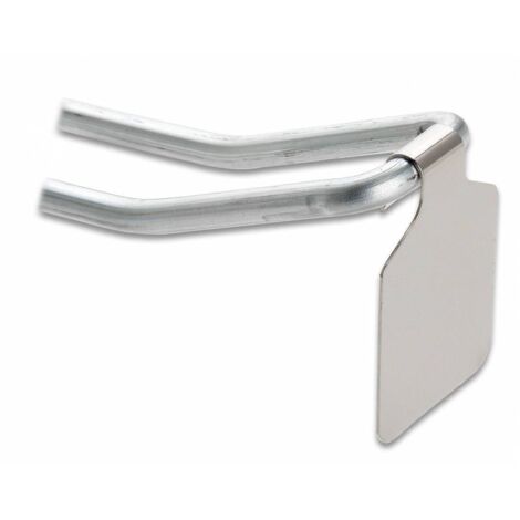 50 x PORTAPREZZO METALLICO P/PANNELLI FORATI FIG 10