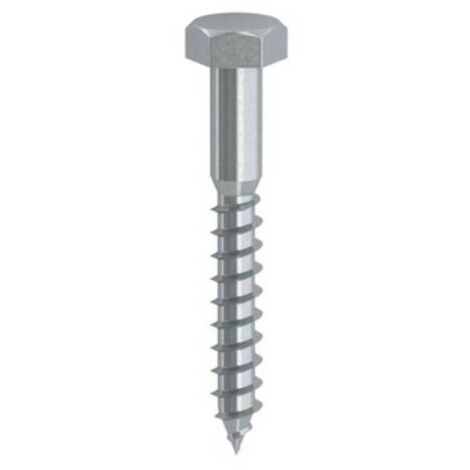 50 x TIRAFONDO TE  8X200MM ZINCATO