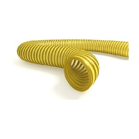 Tubo a Spirale in PVC Tipo A in plastica Rinforzata Tubo corrugato  drenaggio e rimozione della Polvere Tubo di convogliamento Materiale Giallo  Diametro Interno 16-50 mm (da Un Metro),19mm (Yellow) : 